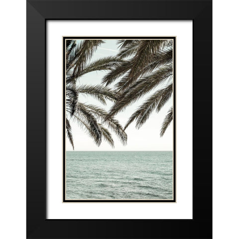Solaris 04 Black Modern Wood Framed Art Print with Double Matting by 1x Studio III