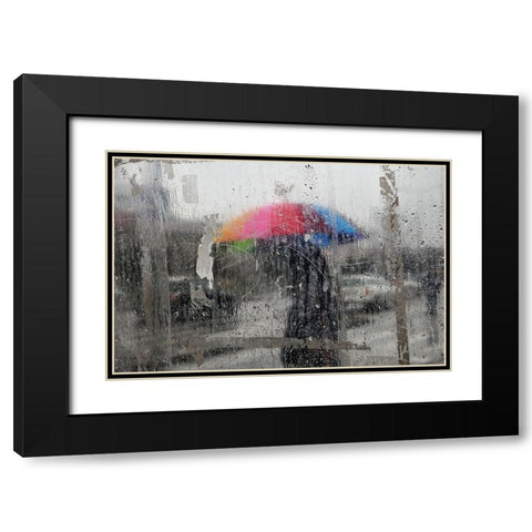 november passengers Black Modern Wood Framed Art Print with Double Matting by Gabor, Nicoleta