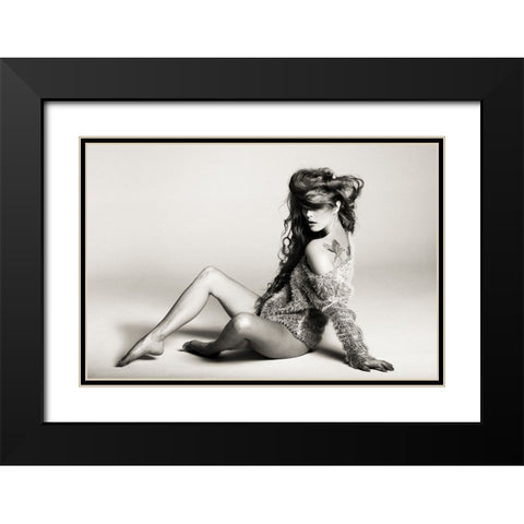Le intensitAc... Black Modern Wood Framed Art Print with Double Matting by Tejada, Cesar