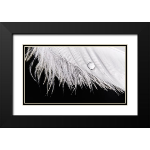 Slide Black Modern Wood Framed Art Print with Double Matting by Sokac, Drazen