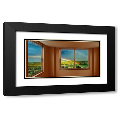 After The Storm Black Modern Wood Framed Art Print with Double Matting by Shpyek, Olexandr