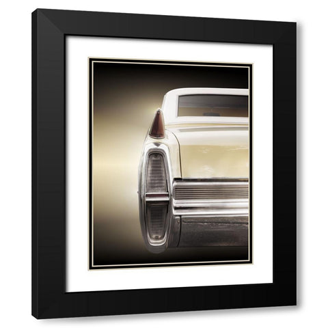 American classic car Coupe Deville 1964 Black Modern Wood Framed Art Print with Double Matting by Gube, Beate