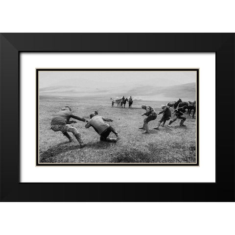 Nomad Games - 1574 Black Modern Wood Framed Art Print with Double Matting by Garik