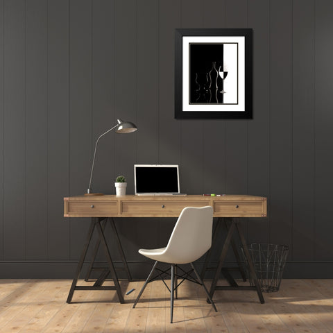 Game light Black Modern Wood Framed Art Print with Double Matting by Perfoncio, Margareth