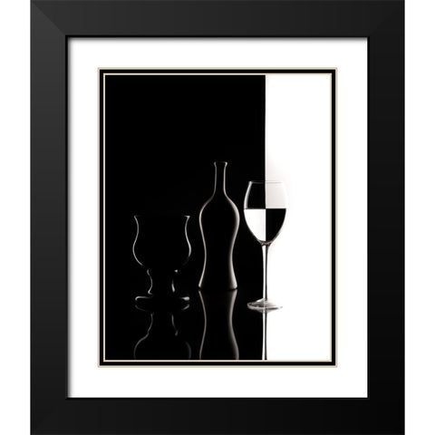 Game light Black Modern Wood Framed Art Print with Double Matting by Perfoncio, Margareth