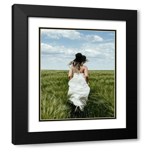 Lost Black Modern Wood Framed Art Print with Double Matting by Condrea, Roxi