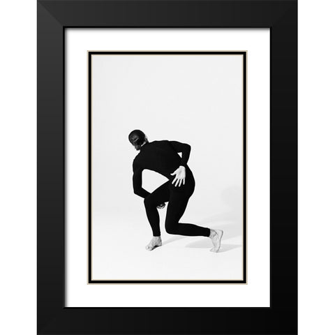 Untitled Black Modern Wood Framed Art Print with Double Matting by Kovbasyuk, Serhii
