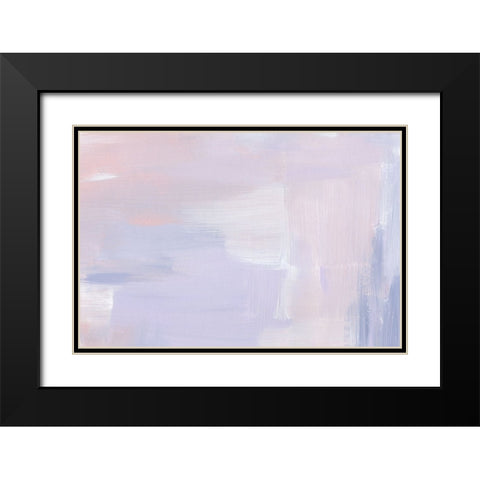 Pastel Mood Black Modern Wood Framed Art Print with Double Matting by Uplusmestudio