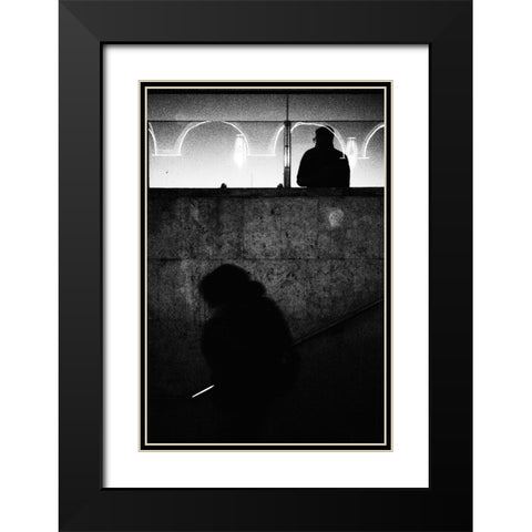 Untitled Black Modern Wood Framed Art Print with Double Matting by Abrantes, Paulo