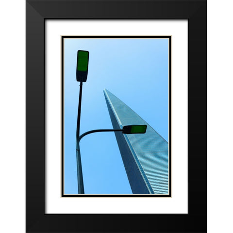 Who Is Tall IAndFrac14;ÂŸ  3 Black Modern Wood Framed Art Print with Double Matting by Konglingming