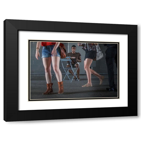 New York City 2012 ,3 Black Modern Wood Framed Art Print with Double Matting by Bjornson, Bjorn