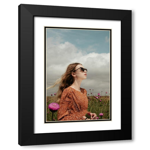 Dorothy Black Modern Wood Framed Art Print with Double Matting by Stoica, Andra