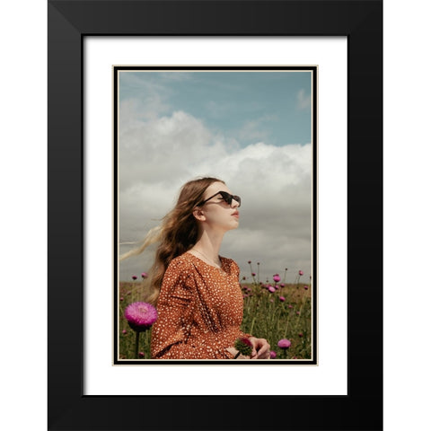 Dorothy Black Modern Wood Framed Art Print with Double Matting by Stoica, Andra