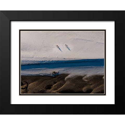 Untitled Black Modern Wood Framed Art Print with Double Matting by Alam Khan, Rakibul