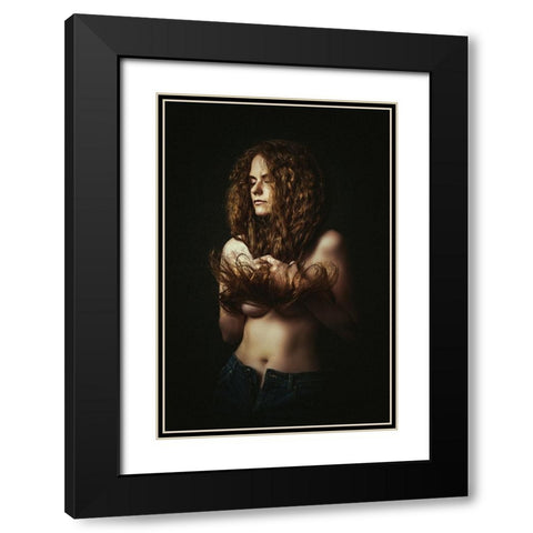 Of Sugar And Lust Black Modern Wood Framed Art Print with Double Matting by Bolgov (Axe), Ruslan