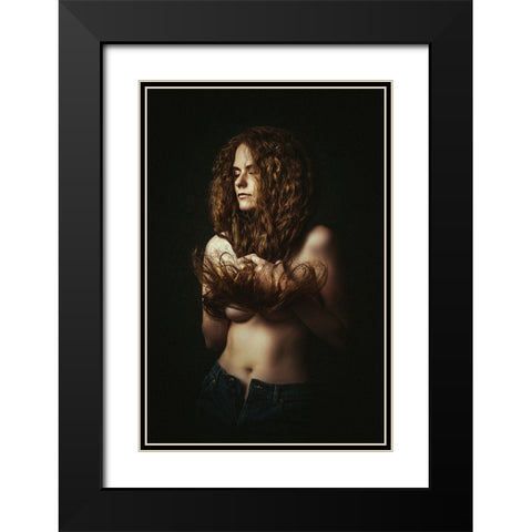 Of Sugar And Lust Black Modern Wood Framed Art Print with Double Matting by Bolgov (Axe), Ruslan