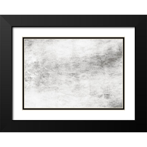 Abstract Mono Black Modern Wood Framed Art Print with Double Matting by 1x Studio II