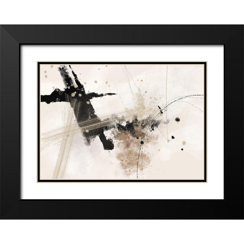 Wild Black Modern Wood Framed Art Print with Double Matting by 1x Studio II