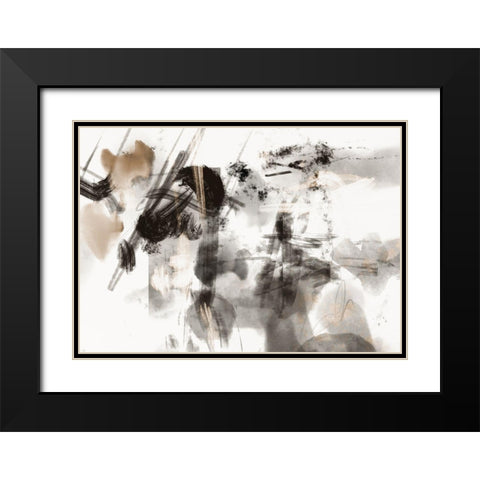 Wild_chaos 02 Black Modern Wood Framed Art Print with Double Matting by 1x Studio II