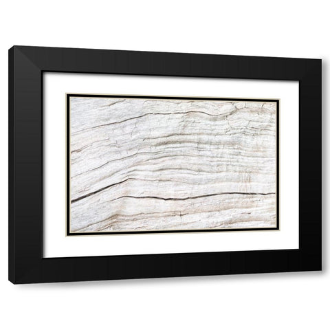 Texture 08 Black Modern Wood Framed Art Print with Double Matting by 1x Studio III