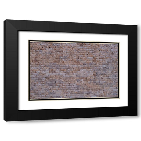 Texture 16 Black Modern Wood Framed Art Print with Double Matting by 1x Studio III