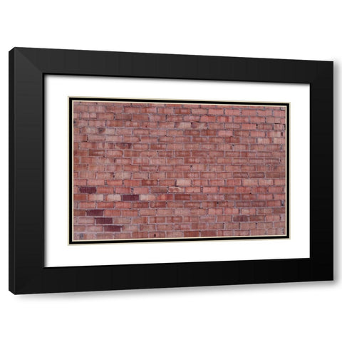 Texture 18 Black Modern Wood Framed Art Print with Double Matting by 1x Studio III