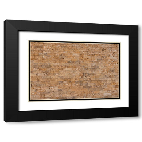 Texture 24 Black Modern Wood Framed Art Print with Double Matting by 1x Studio III