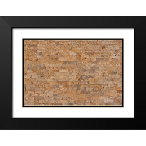 Texture 24 Black Modern Wood Framed Art Print with Double Matting by 1x Studio III