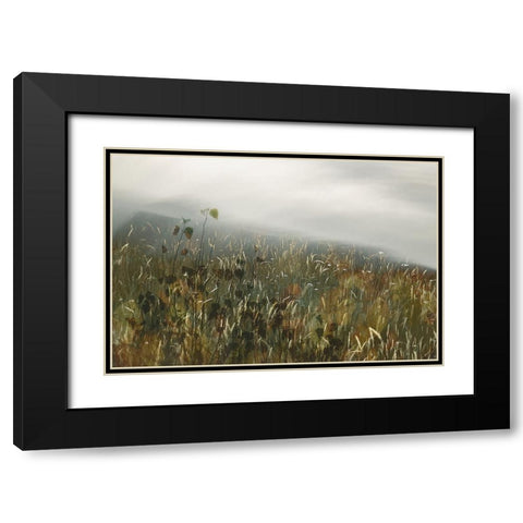 In the field Black Modern Wood Framed Art Print with Double Matting by Talen, Nel