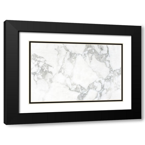 Texture 32 Black Modern Wood Framed Art Print with Double Matting by 1x Studio III