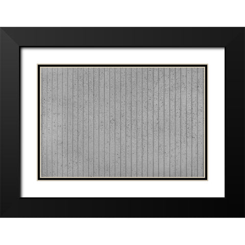 Texture 33 Black Modern Wood Framed Art Print with Double Matting by 1x Studio III