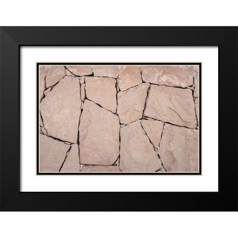 Texture 38 Black Modern Wood Framed Art Print with Double Matting by 1x Studio III