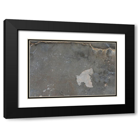 Texture 40 Black Modern Wood Framed Art Print with Double Matting by 1x Studio III