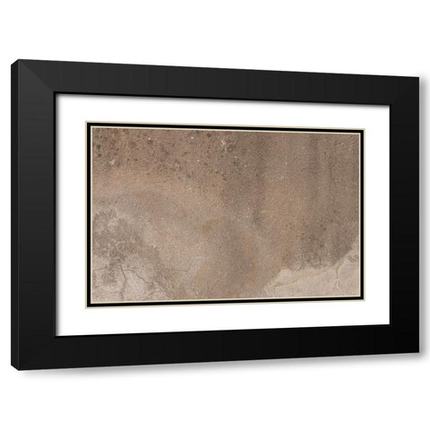 Texture 41 Black Modern Wood Framed Art Print with Double Matting by 1x Studio III