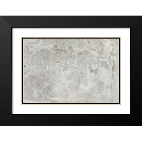 Texture 42 Black Modern Wood Framed Art Print with Double Matting by 1x Studio III