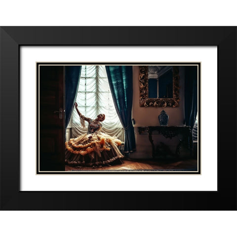 A dream is a wish your heart makes Black Modern Wood Framed Art Print with Double Matting by Bolgov (Axe), Ruslan
