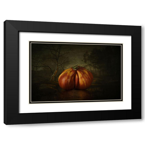 Still Life Black Modern Wood Framed Art Print with Double Matting by Vladimir Anton, Mihai