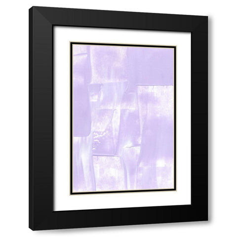 Purple Feelings Black Modern Wood Framed Art Print with Double Matting by Uplusmestudio