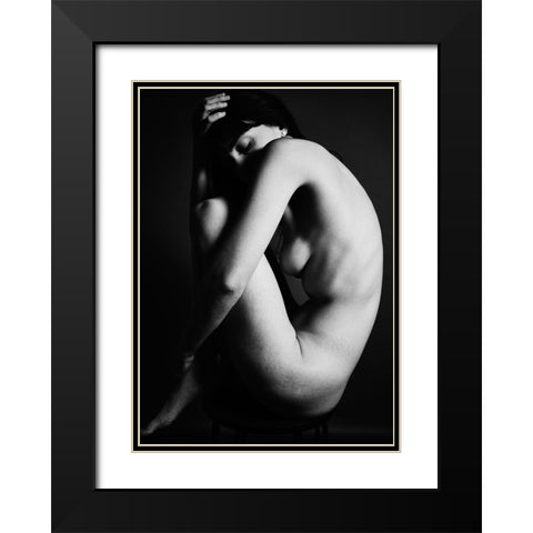 Ivy Rose, No. 00998 Black Modern Wood Framed Art Print with Double Matting by FiguraNYC Photography