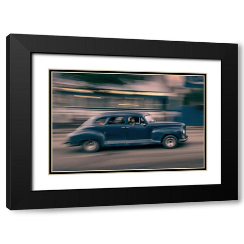 White Nails Black Modern Wood Framed Art Print with Double Matting by Bauer, Andreas