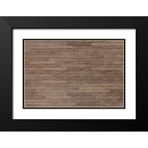 Texture 47 Black Modern Wood Framed Art Print with Double Matting by 1x Studio III