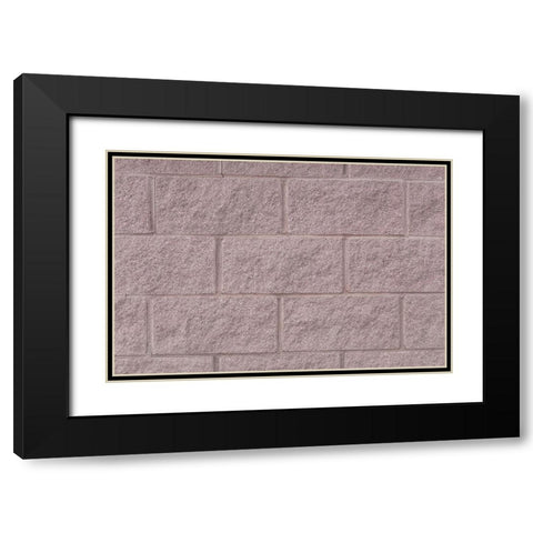 Texture 49 Black Modern Wood Framed Art Print with Double Matting by 1x Studio III