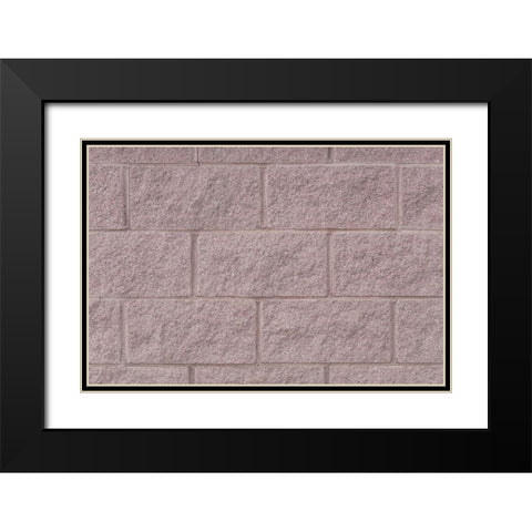 Texture 49 Black Modern Wood Framed Art Print with Double Matting by 1x Studio III