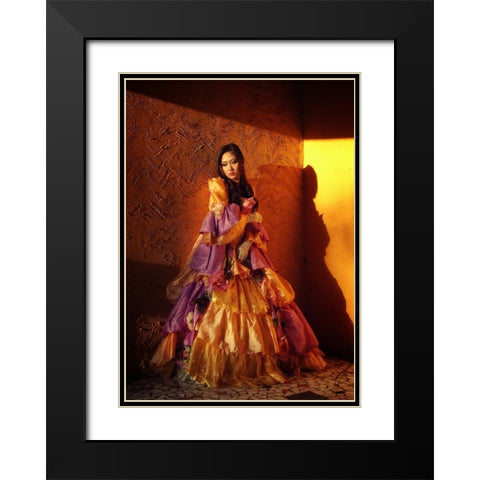 I Keep The Memory Of You Black Modern Wood Framed Art Print with Double Matting by Lagaa, Kahar