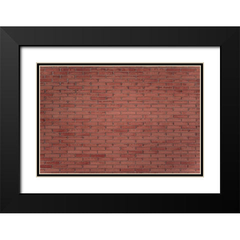 Texture 58 Black Modern Wood Framed Art Print with Double Matting by 1x Studio III