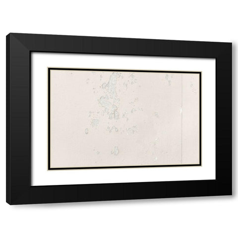 Texture 64 Black Modern Wood Framed Art Print with Double Matting by 1x Studio III