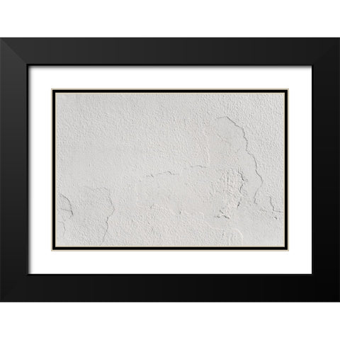 Texture 65 Black Modern Wood Framed Art Print with Double Matting by 1x Studio III