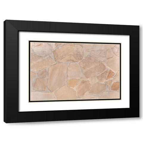 Texture 72 Black Modern Wood Framed Art Print with Double Matting by 1x Studio III