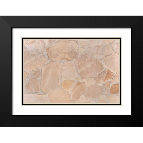 Texture 72 Black Modern Wood Framed Art Print with Double Matting by 1x Studio III