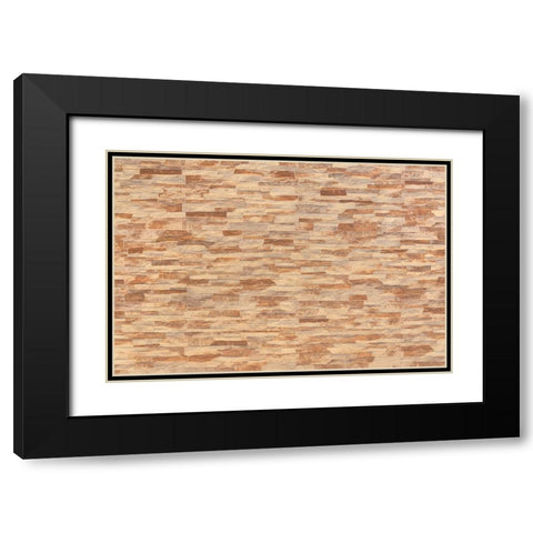 Texture 74 Black Modern Wood Framed Art Print with Double Matting by 1x Studio III